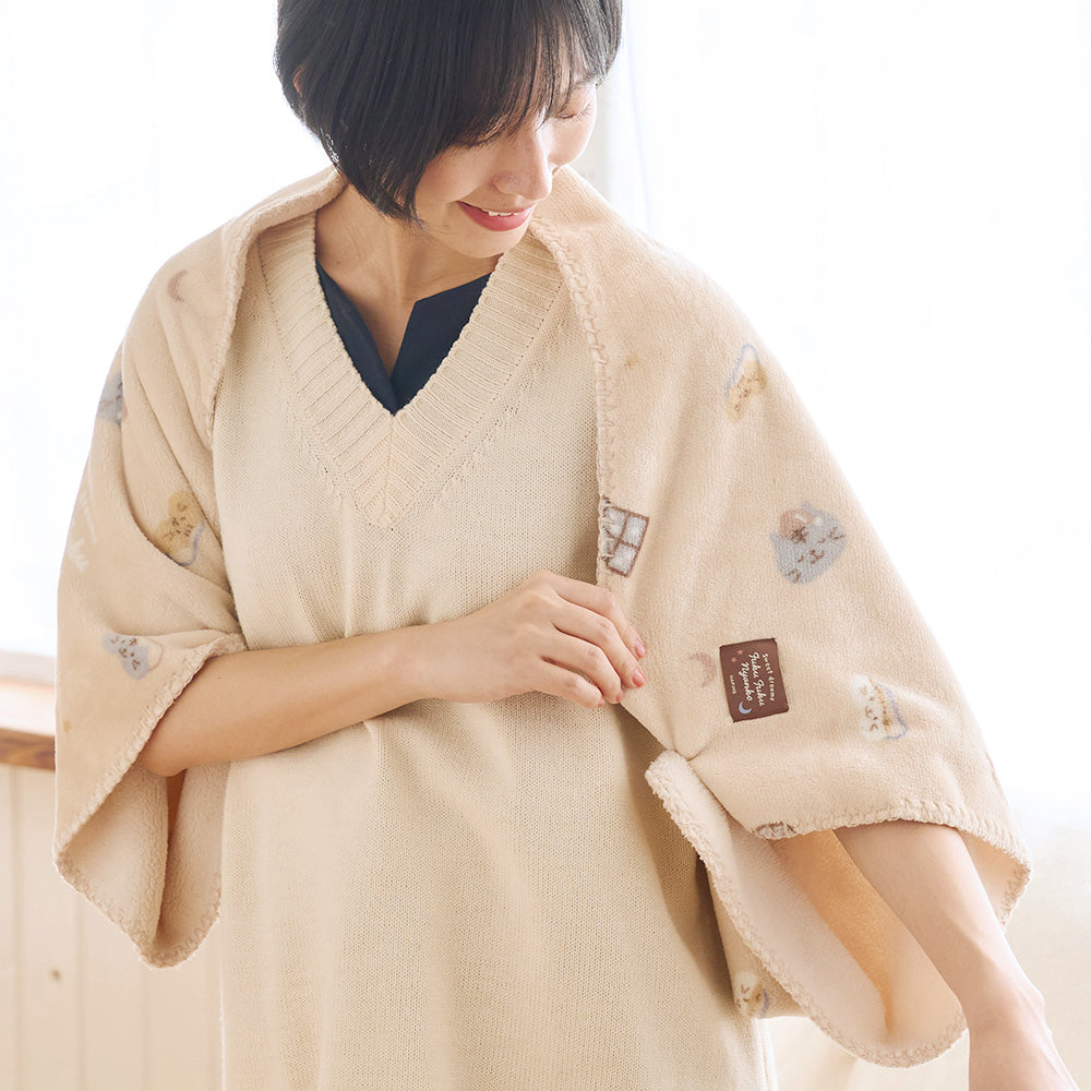 ふくふくにゃんこ フランネルブランケットM – HAPiNS online shop