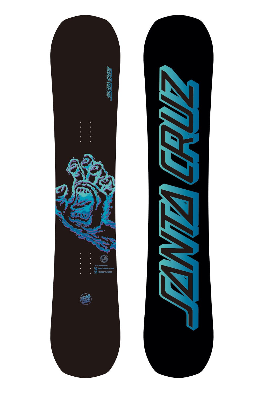 THROWDOWN HAND Black 149/152/155 | Santa Cruz Snowboards 公式