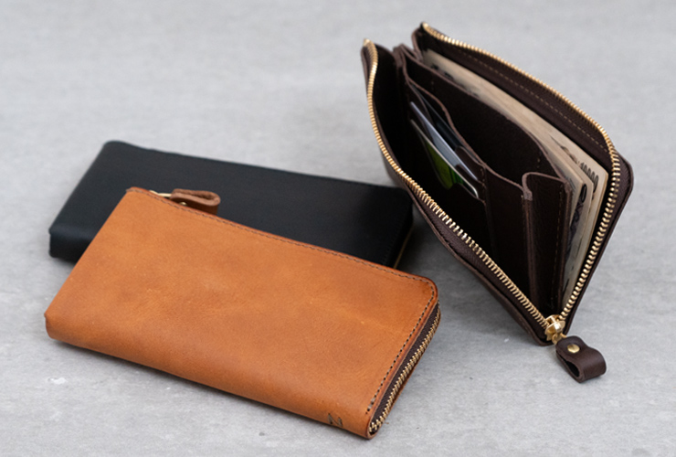 コンパクトサイズのL字ファスナー長財布 / 革鞄のHERZ(ヘルツ)公式通販