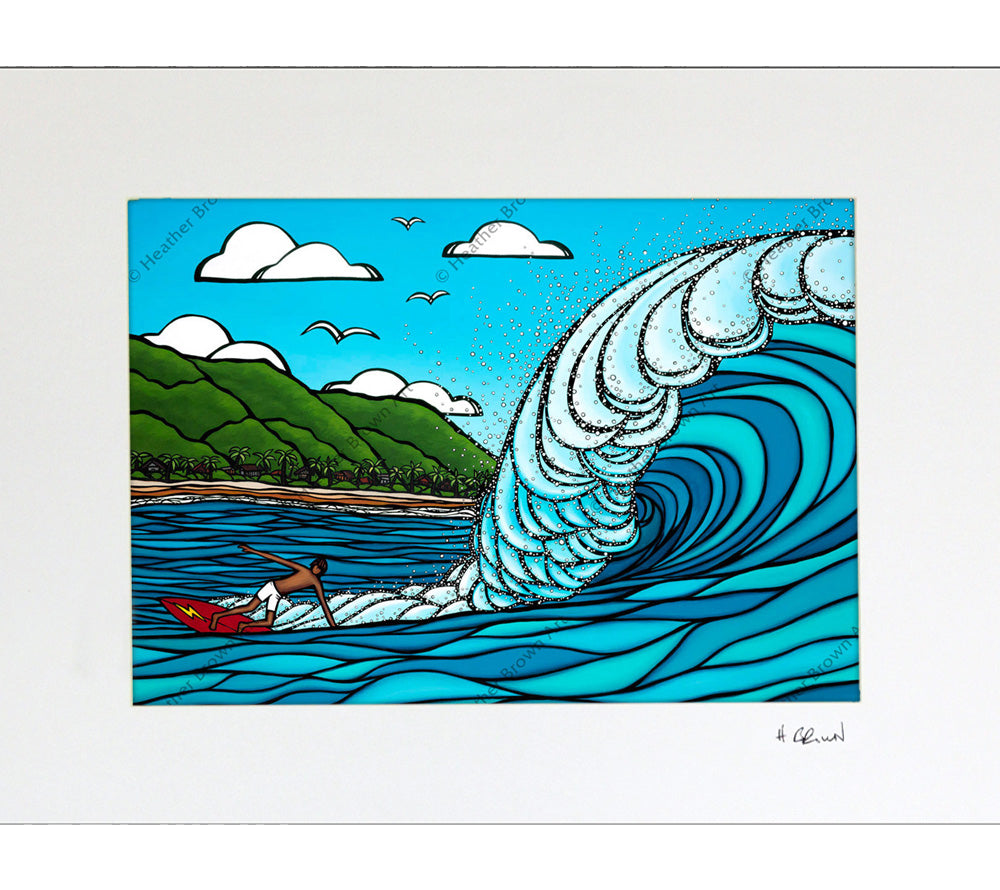 Hawaii Surf Art by Heather Brown | Original Art and Prints