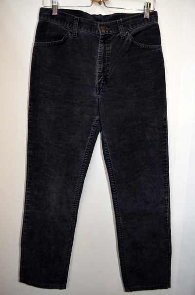 90's Levi's519 コーデュロイパンツ ブラック 58品番PT-196｜VINTAGE