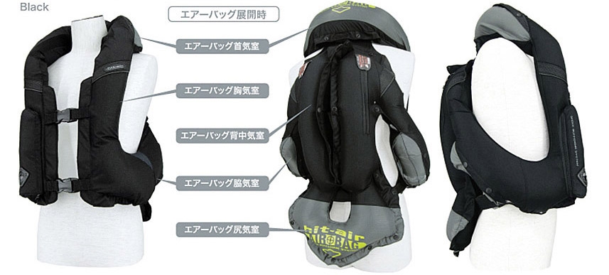 MLV-C | 首気室露出型 | 乗馬用製品 | ヒットエアー - hit-air - 着用