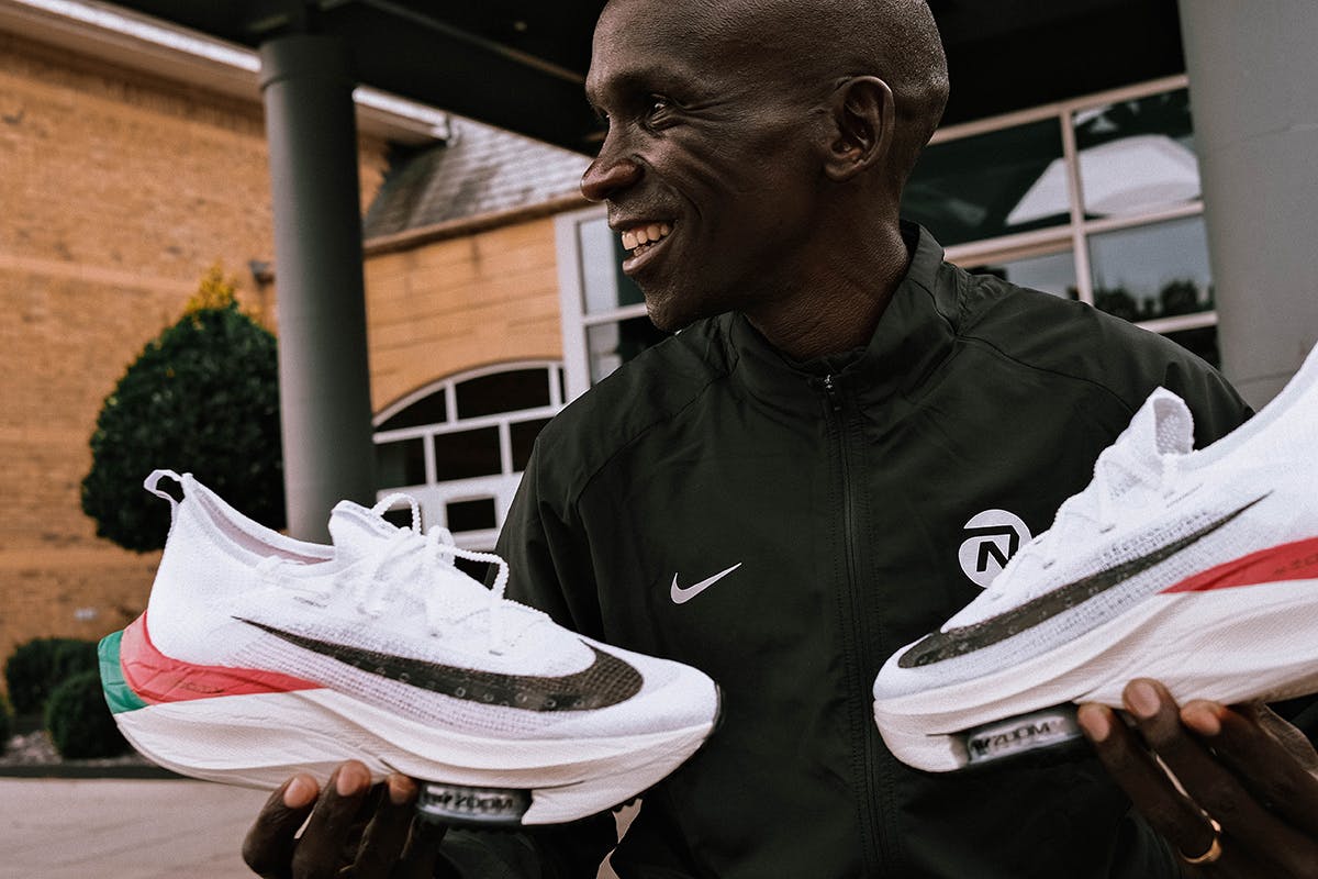 Eliud Kipchoge Unveils the Nike Air Zoom Alphafly NEXT% Kenya