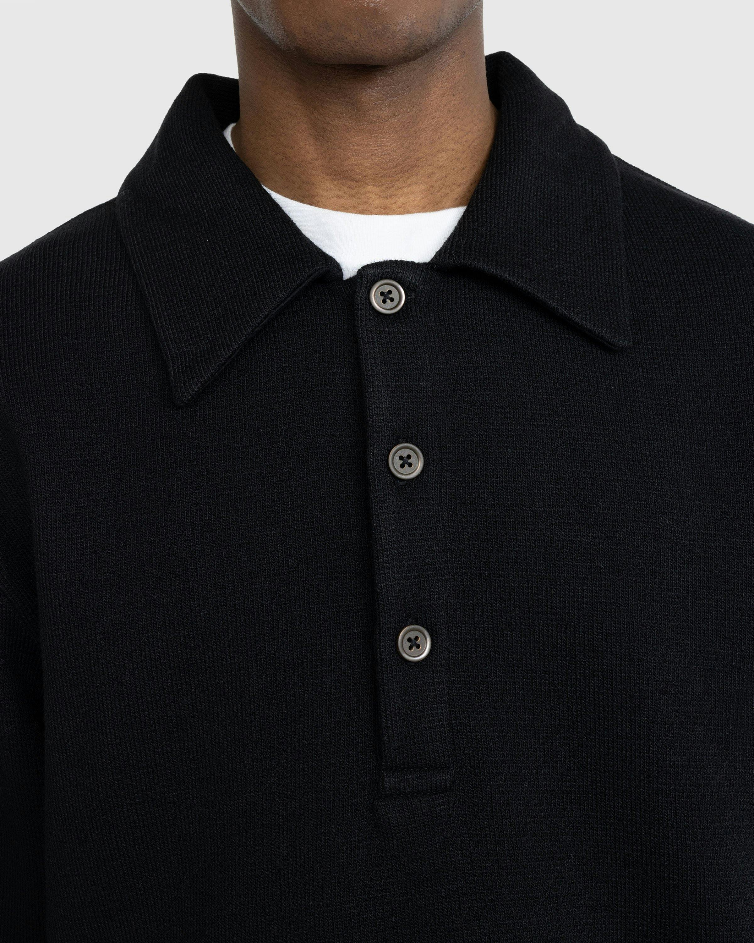 Our Legacy – Ile Piquet Black Pseudo Knit