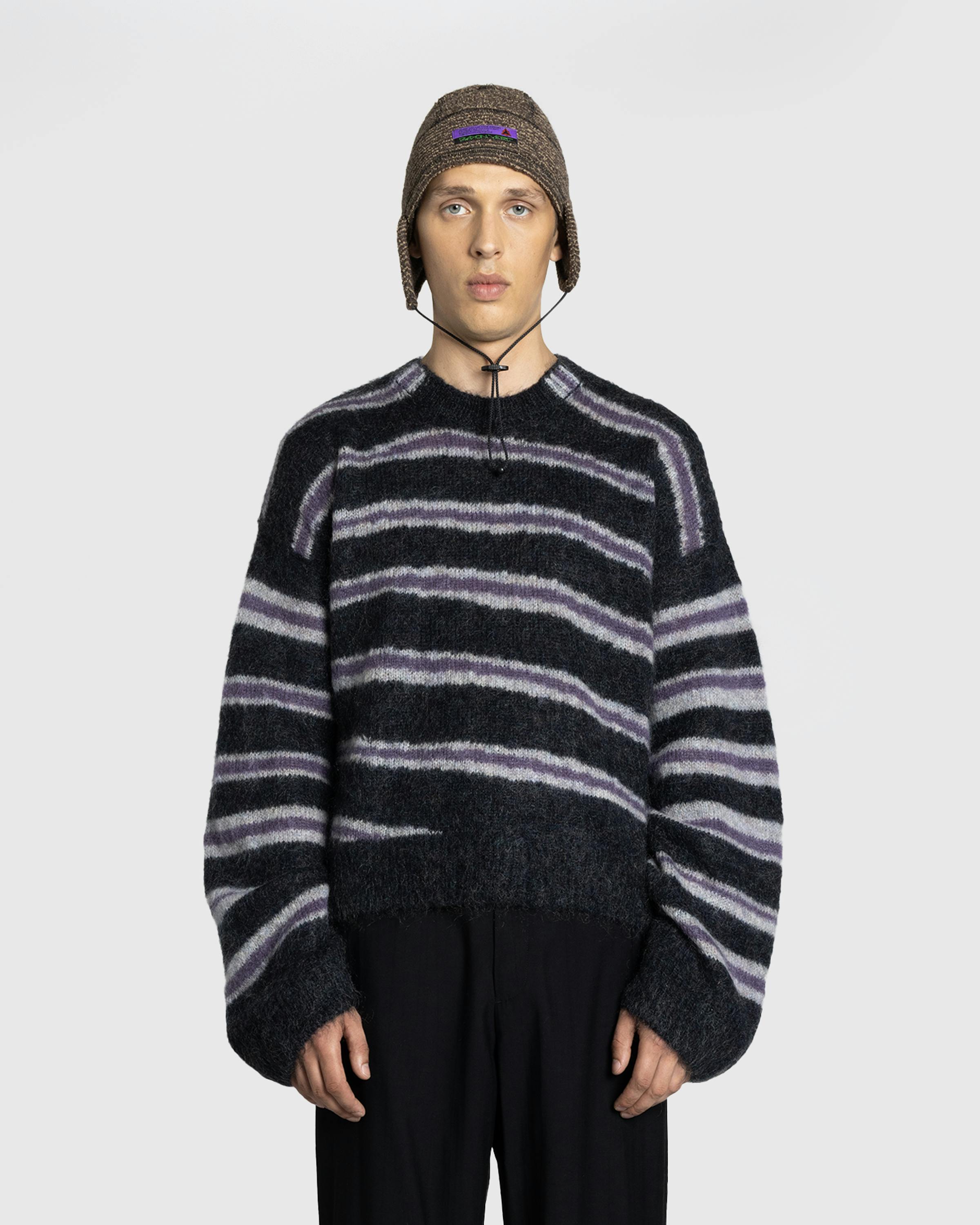 Acne Studios – Mohair Blend Jumper Dark Grey Melange/Multi
