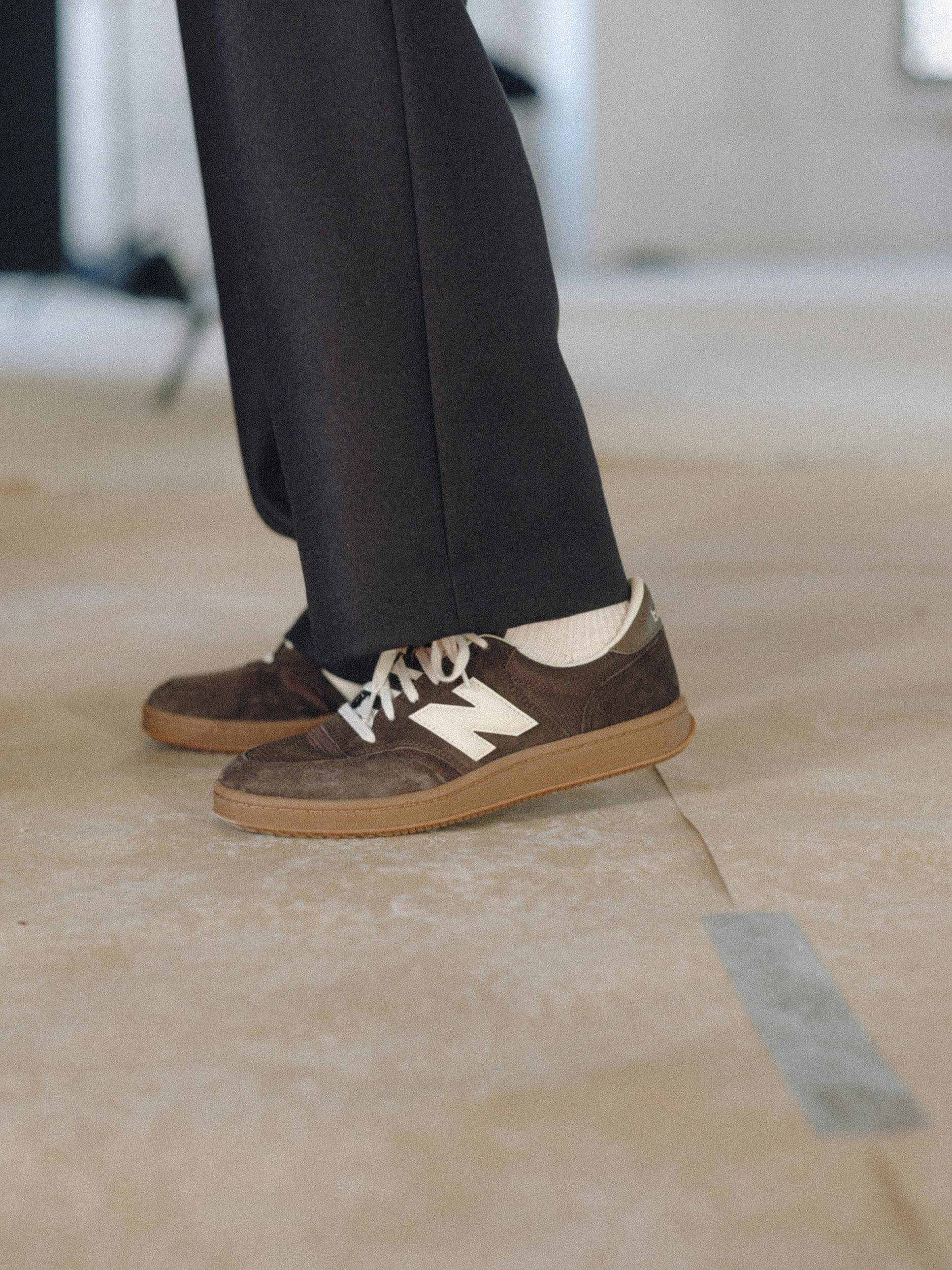 AURALEE's New Balance T500 Shoe Is Luxe & Puffed-Up