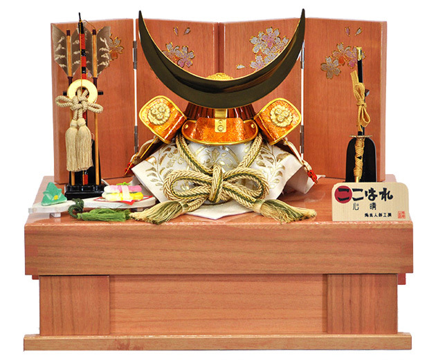 五月人形 コンパクト収納式兜飾りセット【P94110】インターネット店