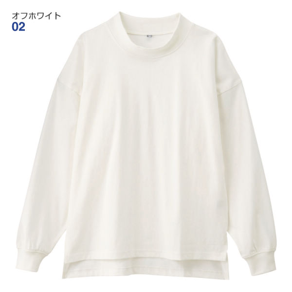 29～30％OFF】レディースモックネック長袖Tシャツ | 激安靴の通販