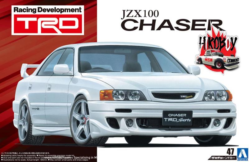 1:24 TRD Toyota Chaser JZX110 - 1998 | AOS-055250/059852 | Aoshima