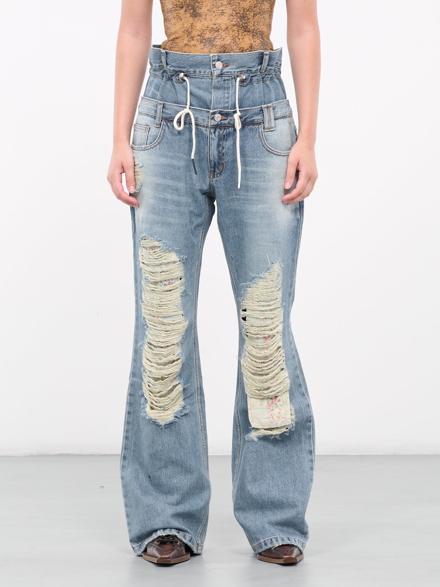 US アス 三軒茶屋 Fake Doubl eKnee EasyPants US 三軒茶屋 Fake