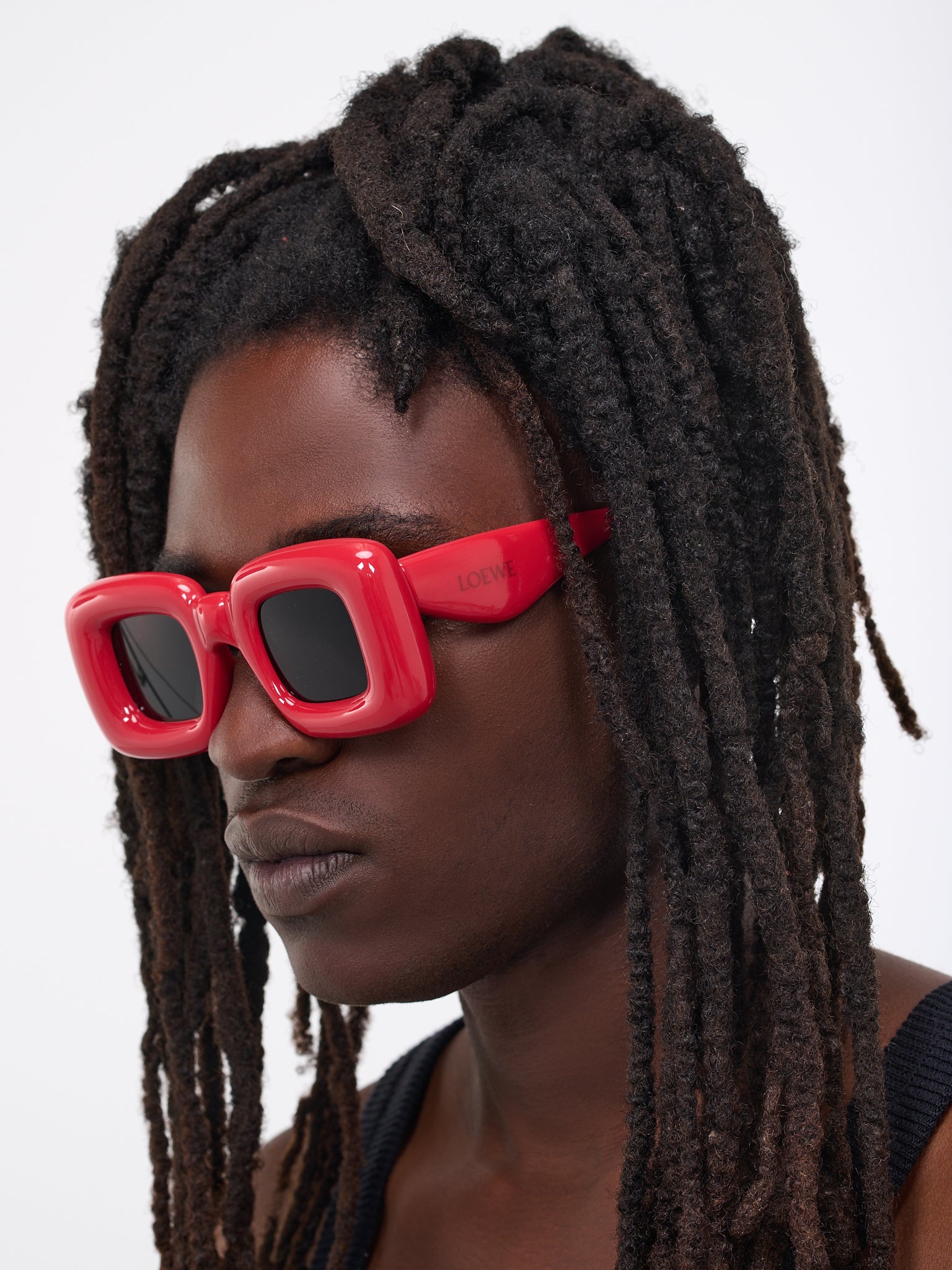 LOEWE Inflated Rectangular Sunglasses | H. Lorenzo