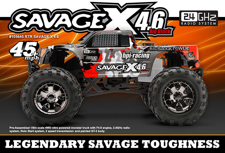 105645 RTR Savage 4.6 2.4GHz