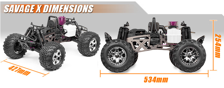 104266 Savage X 4.6 RTR 2.4GHz