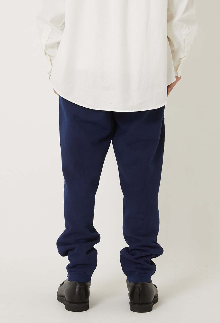 インディゴドライコットン ダブルニー スウェットパンツ | BLUE BLUE
