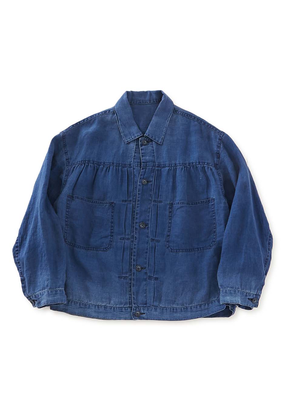 PORTER CLASSIC /インディゴリネン ショートジャケット | PORTER