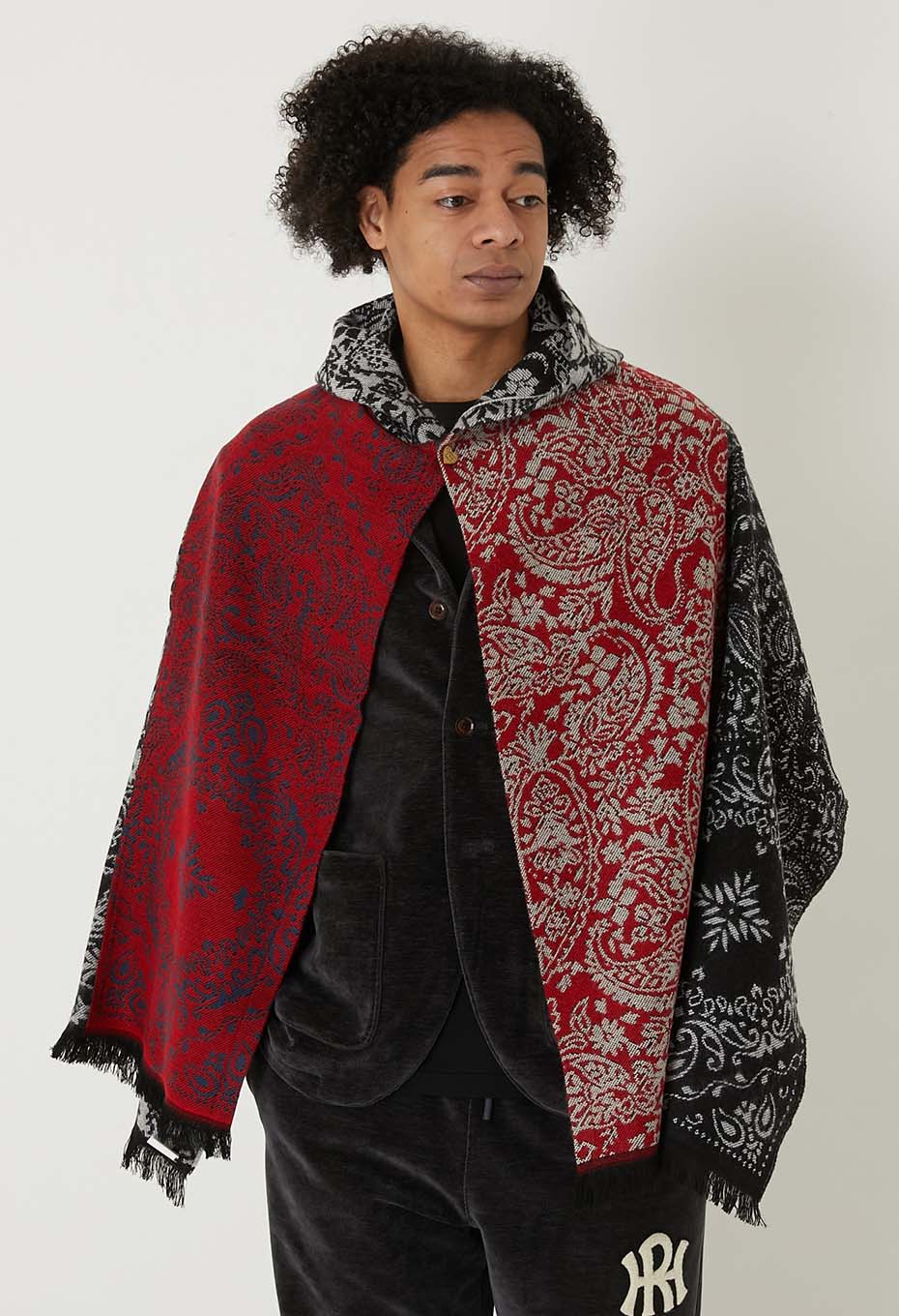 panaji goa shawl Stall ストール ポンチョy2k LGB panaji goa shawl