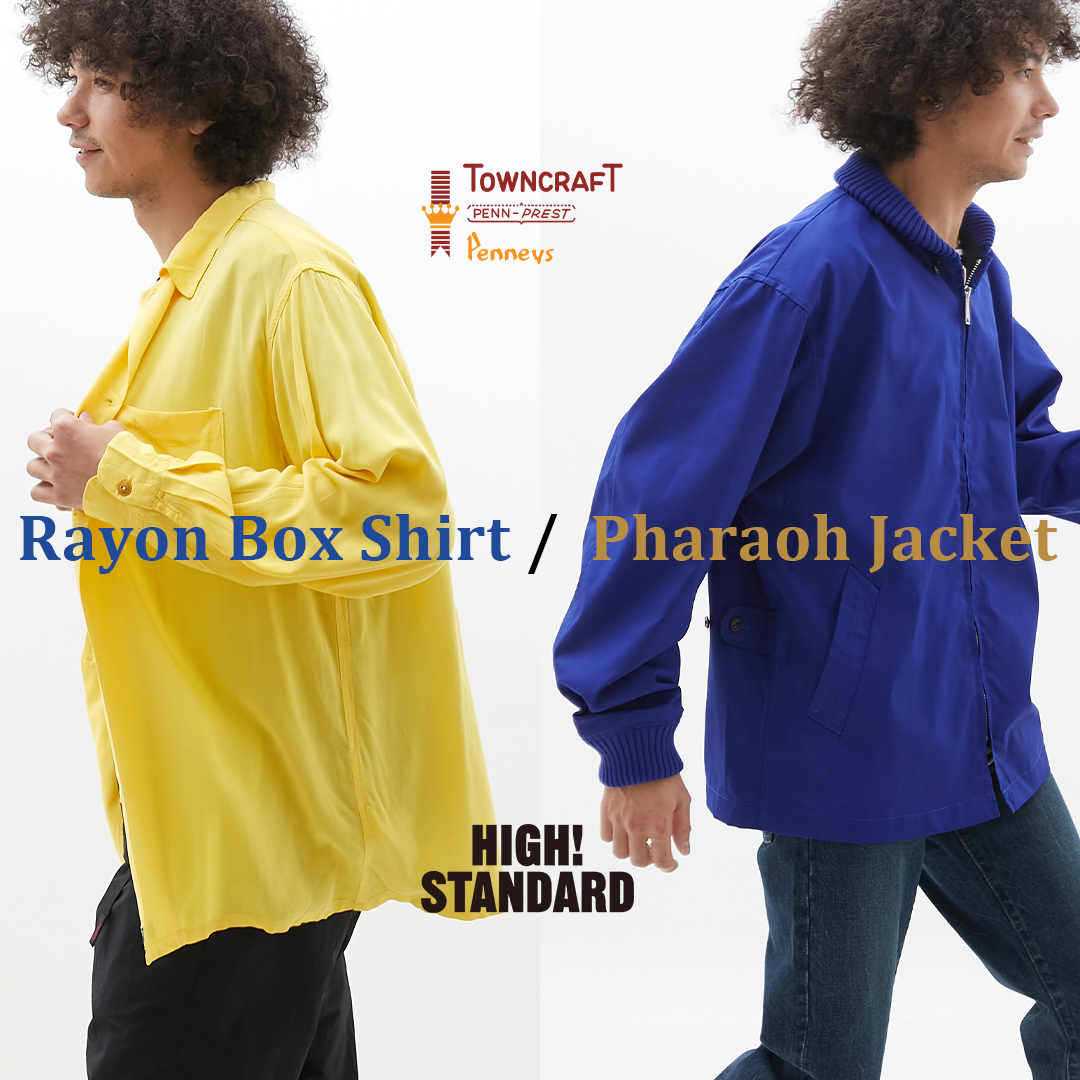TOWN CRAFT x HIGH!STANDARD PHARAOH JACKET / RAYON BOX SHIRT | 聖林