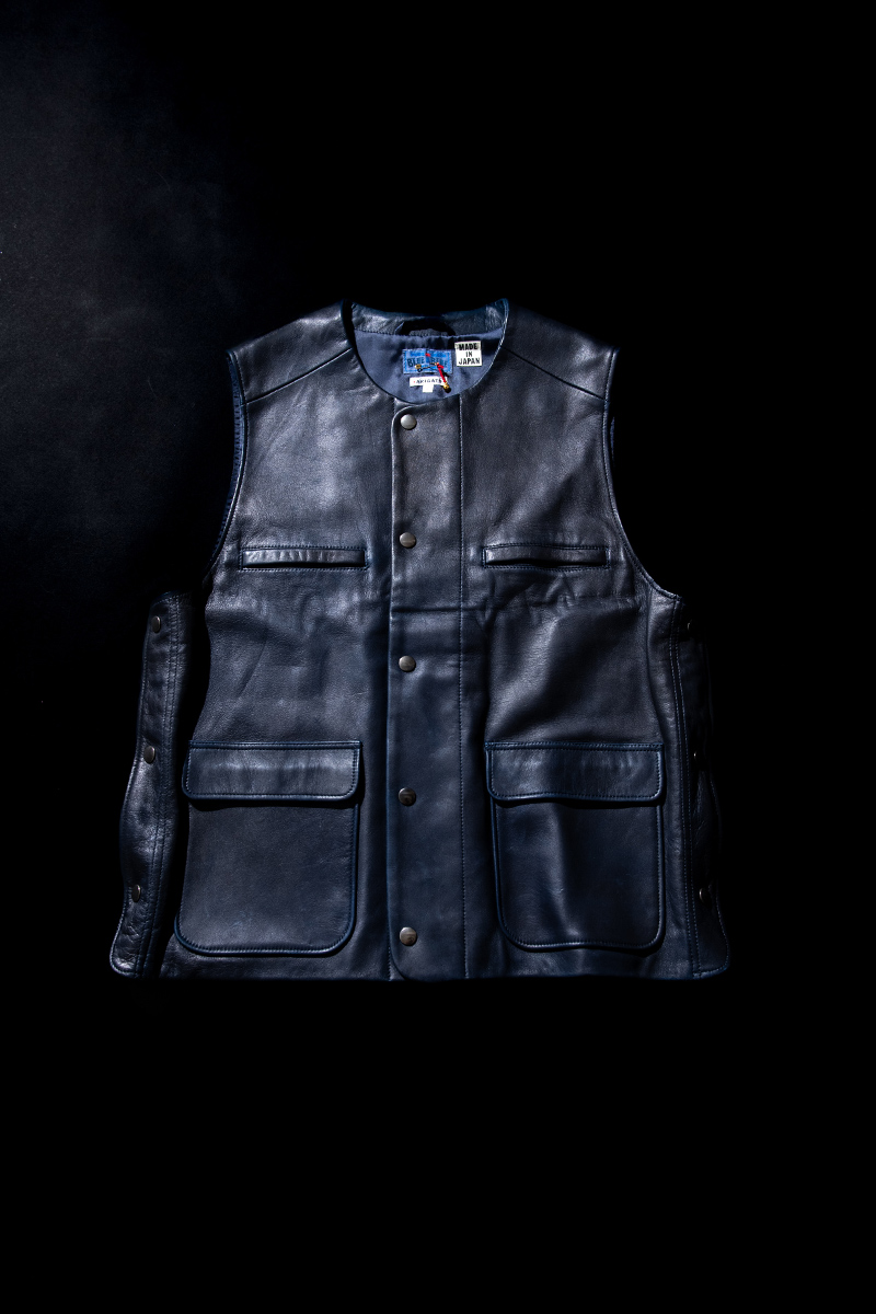 INDIGO SHEEP LEATHER SERIES | インディゴシープレザー | BLUE BLUE