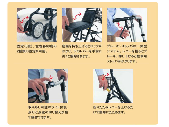 島製作所】シルバーカー テノールEVO| 手押し車 通販の【シルバーカー