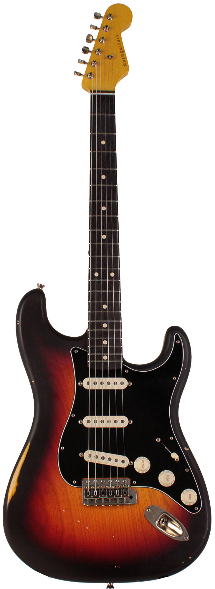 Nash S63 Guitar, 3-Tone Sunburst, Black PG (SRV Vibe) | Humbucker