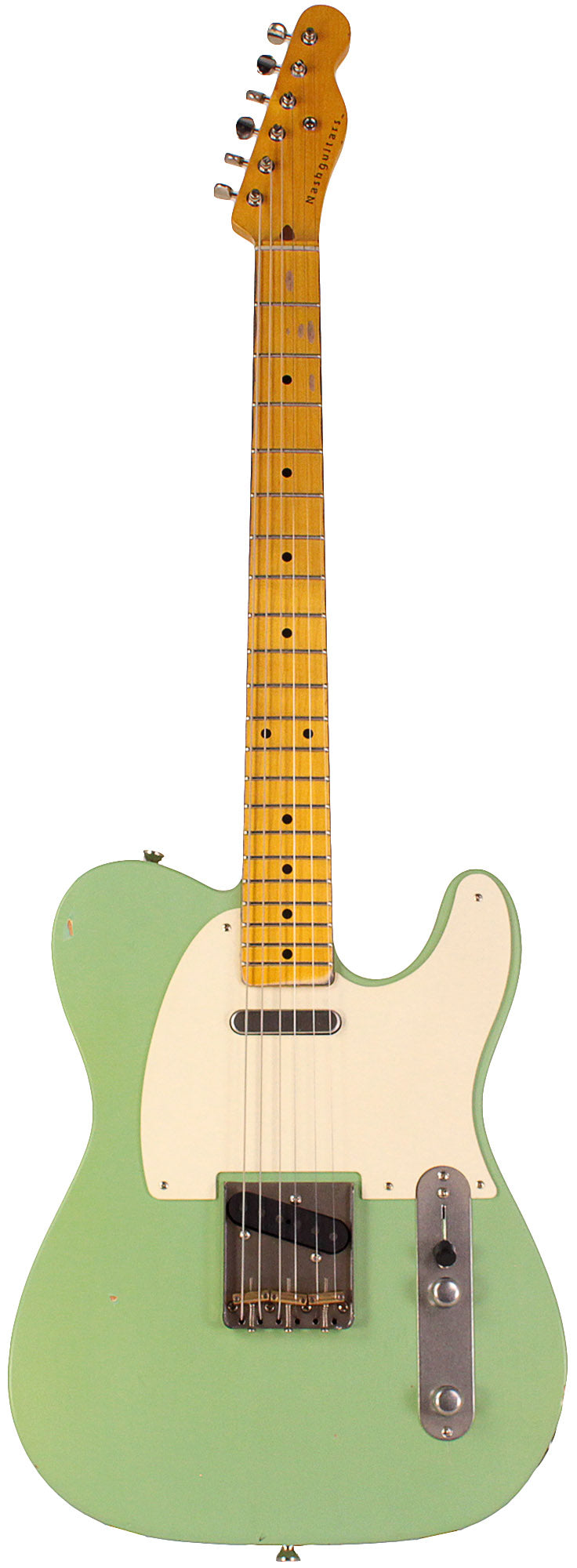 Nash T57 Guitar, Surf Green, Light Aging | Humbucker Music