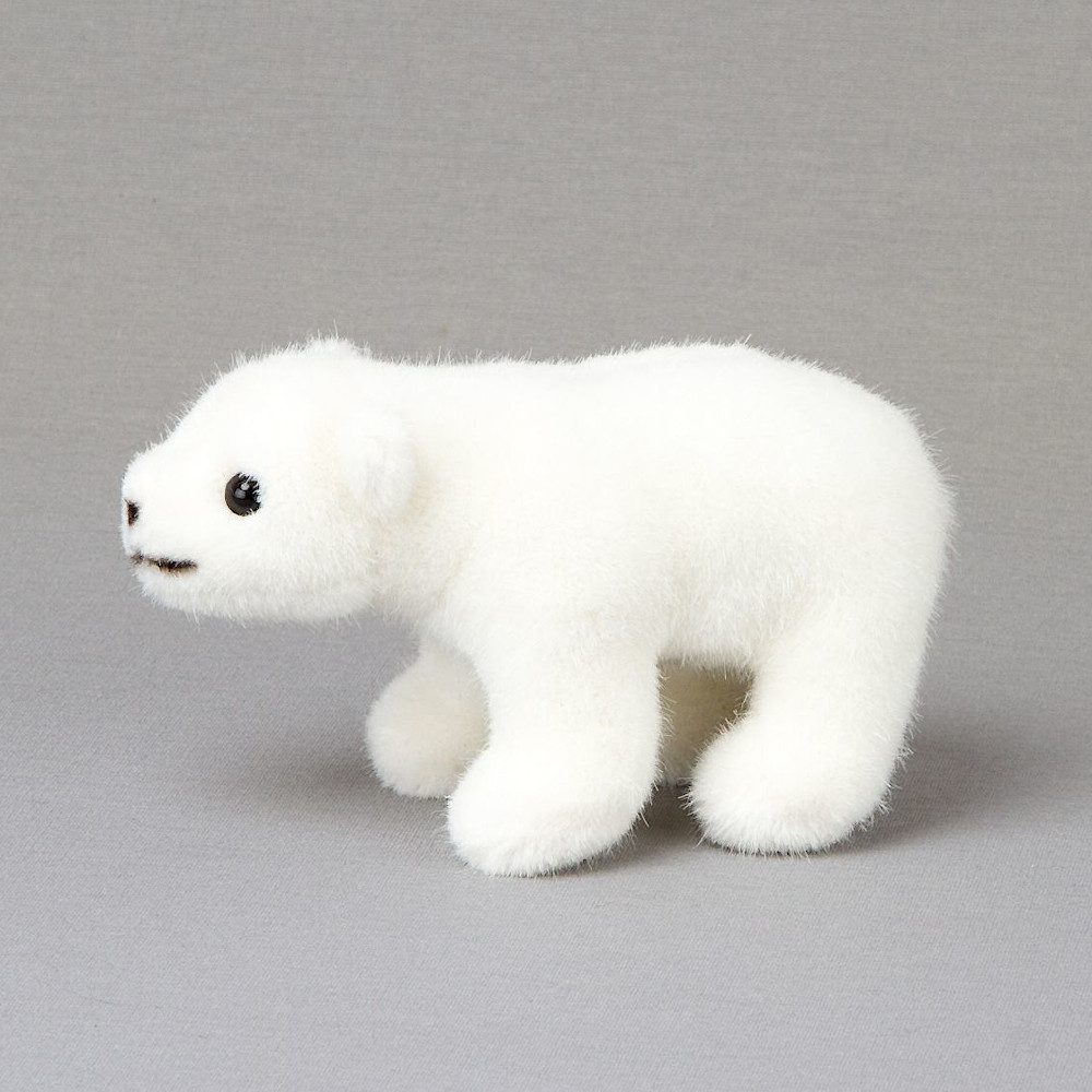 3280 歩く白くま（ミニ）：おもちゃ：百町森