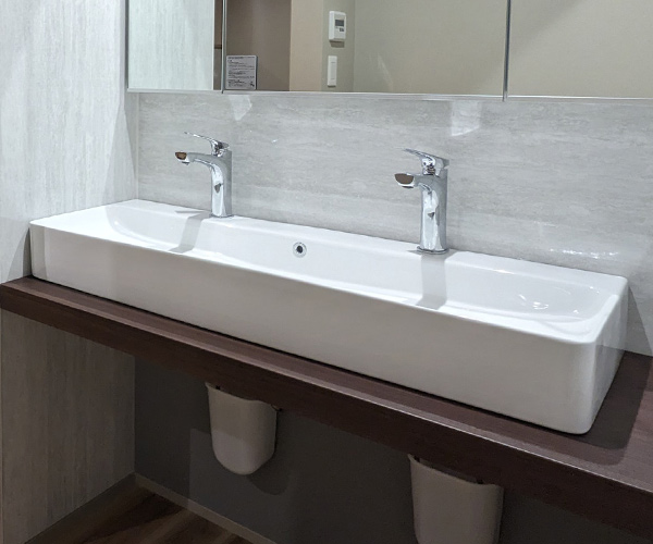 ダブル洗面ボウル 水栓2台設置 ツインタイプ | セットで送料無料