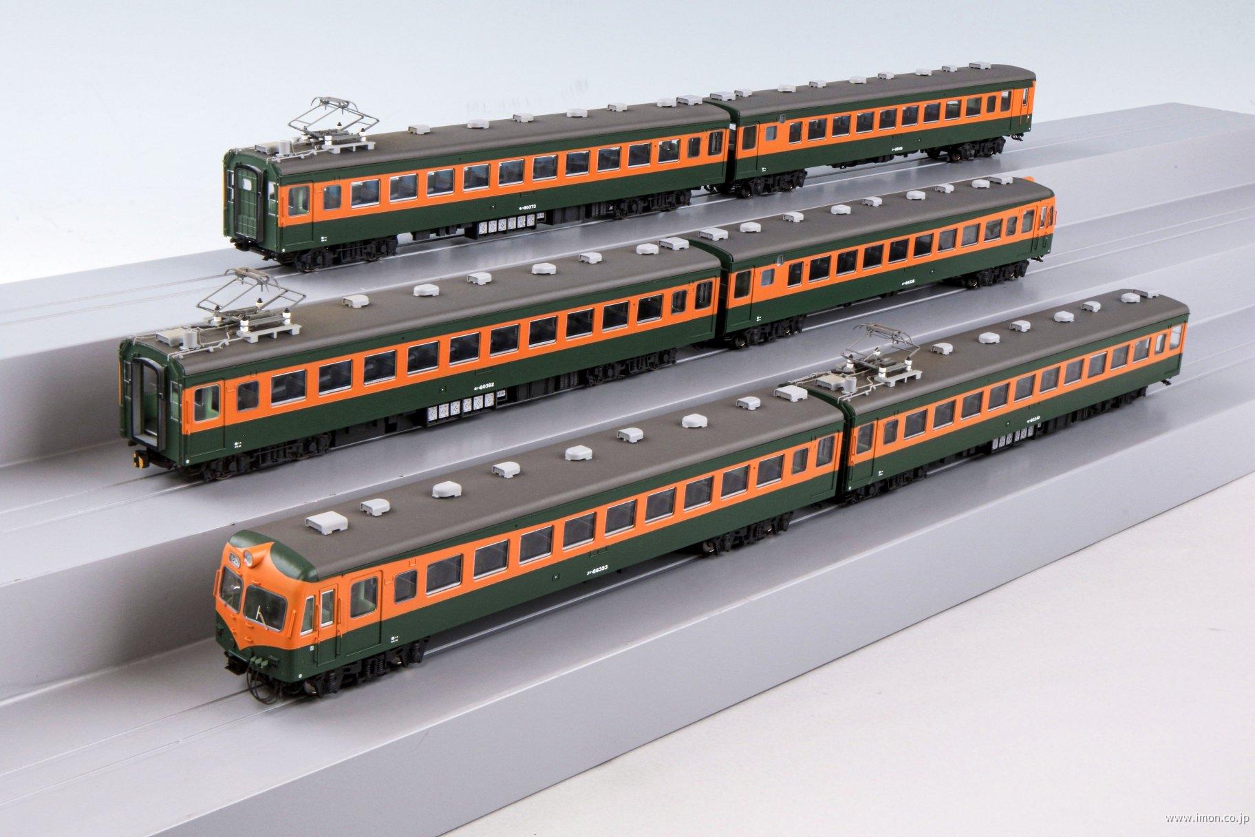 80系100・300番台 飯田線6輌（増結2輌入り）編成 13mm