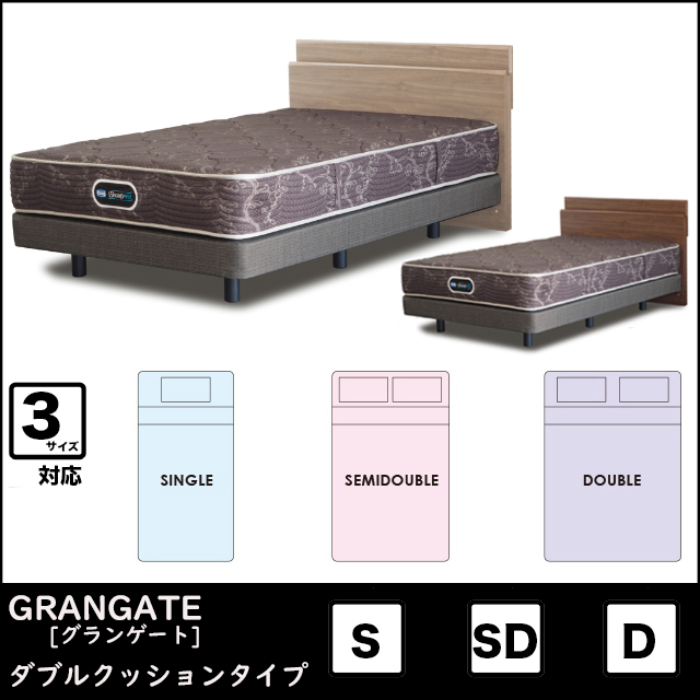 SIMMONS(シモンズ)〗GRANGATE(グランゲート) ベッドセット ※全国発送し