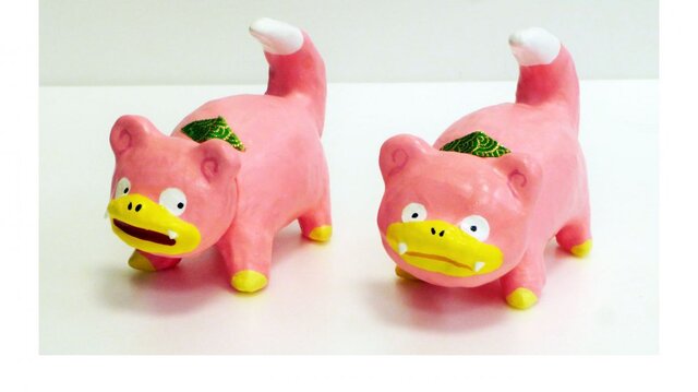 ☆香川県限定 口開け 口とじ 張子ヤドンセット ポケモンセンター