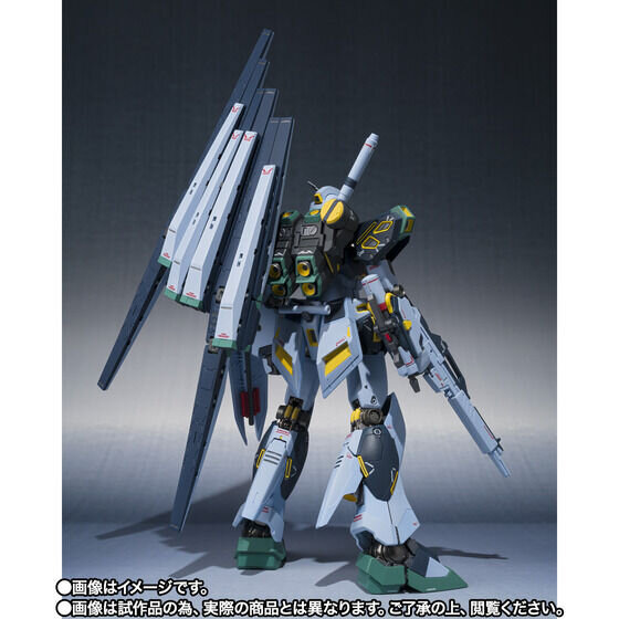量産型νガンダム」がフィン・ファンネル装備でMETAL ROBOT魂化！6基