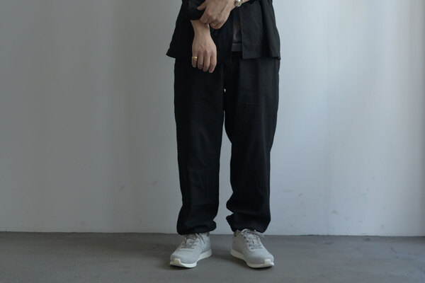 COMOLI / 空紡オックスドローストリングパンツ (sold) | INSIDE MY