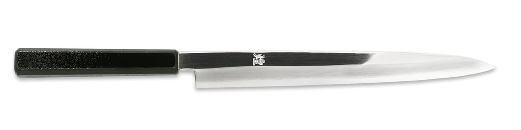 煌 V金10号 鏡面仕上 漆塗り錫ちらし柄 柳刃包丁 – 堺一文字光秀