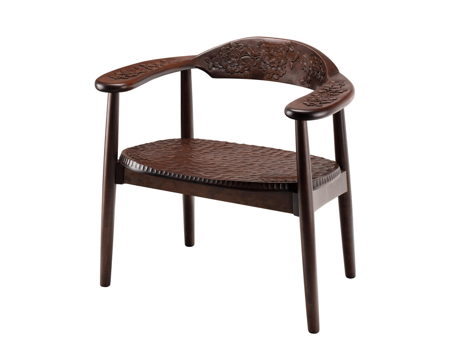 アームチェア 桜｜チェアー / chair｜家具 | 軽井沢彫 一彫堂