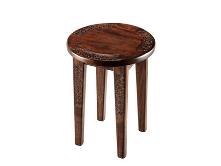 スツール / stool | 軽井沢彫 一彫堂