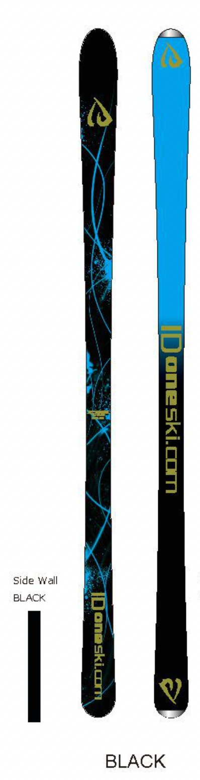 ID One USA MR-CE Mogul Ski 172 and 177 cm in black, blue and white