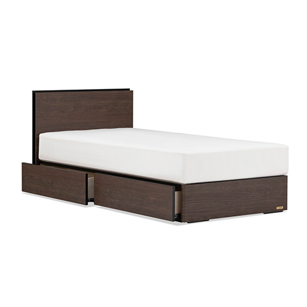 FranceBed（フランスベッド）ベッドフレーム「EY-01F DR」引出し付き