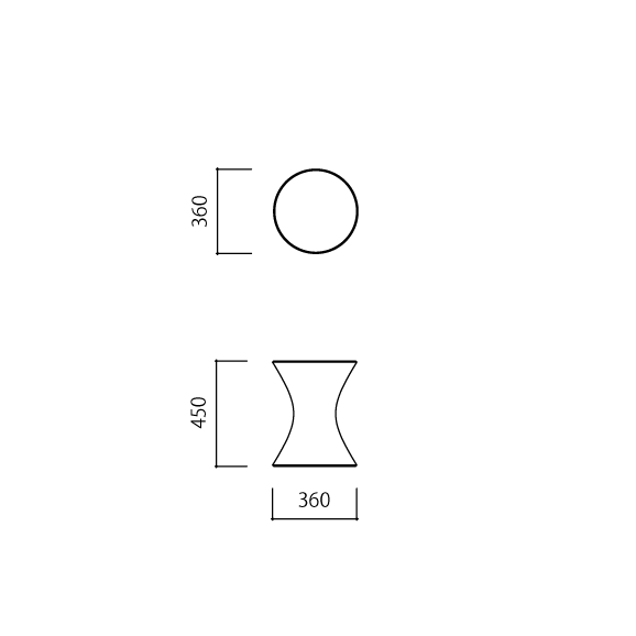 CHESS SIDE TABLE CURVED｜これまでに販売した商品｜IDEE SHOP Online