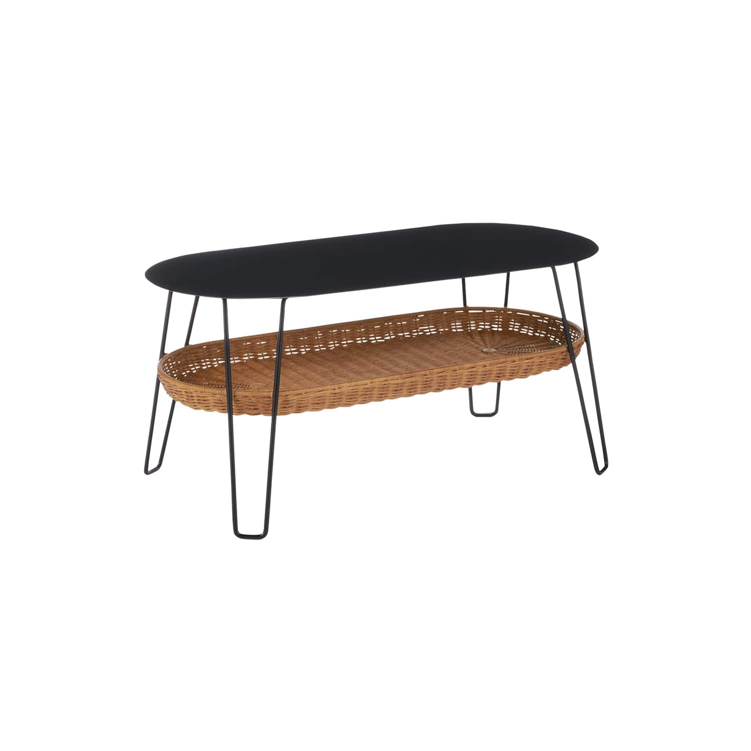 WALLABY LOW TABLE OVAL Black｜ローテーブル｜IDEE SHOP Online
