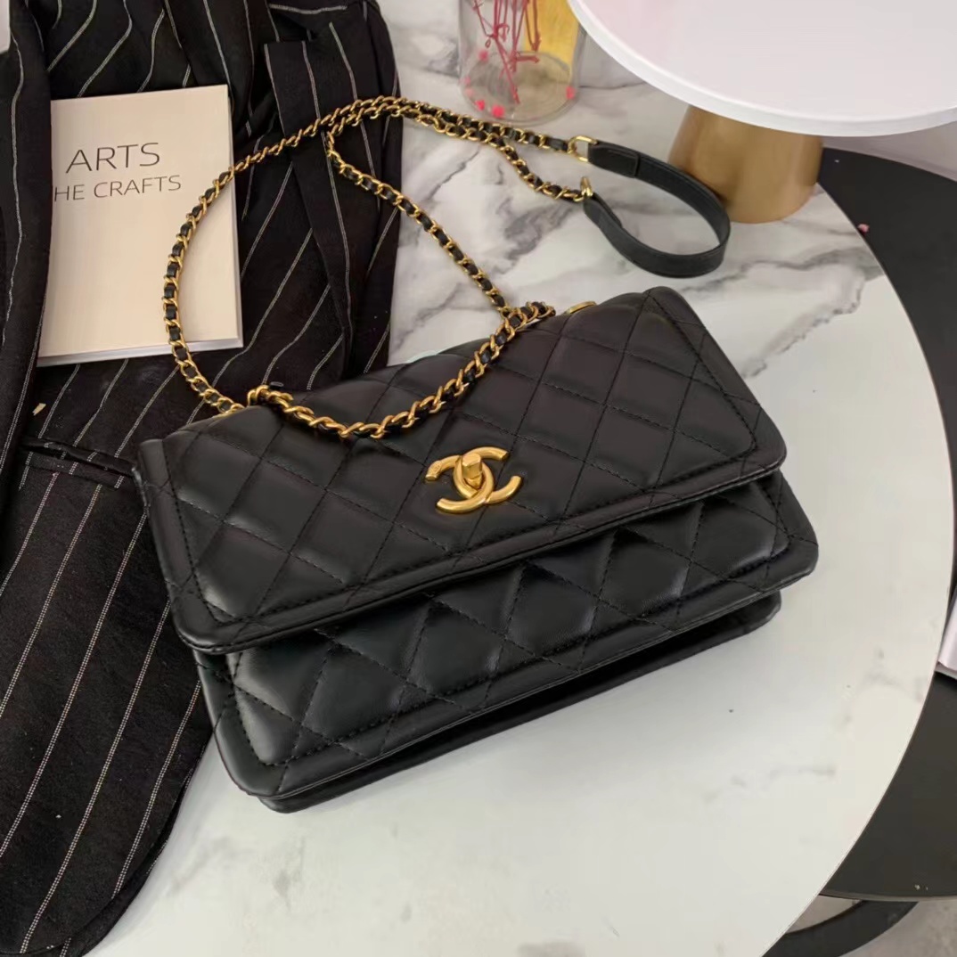 CHANEL 女の子斜め掛けバッグ 復古スタイル シャネルBAG 大容量