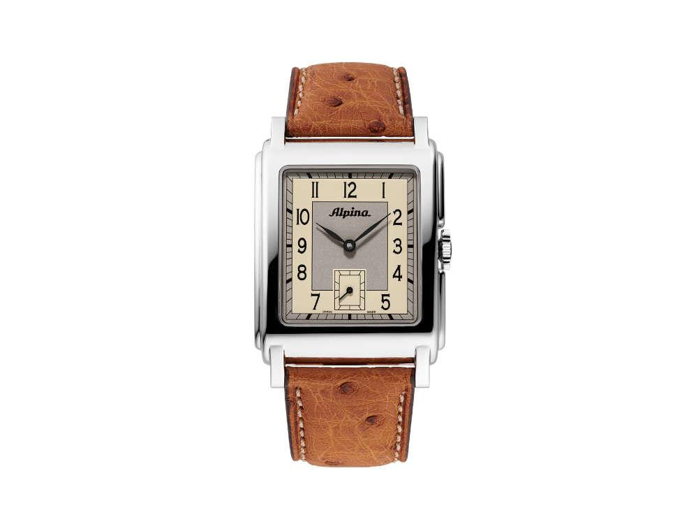 Alpina Alpiner Heritage Carrée Automatic 140 Years Watch, Silver