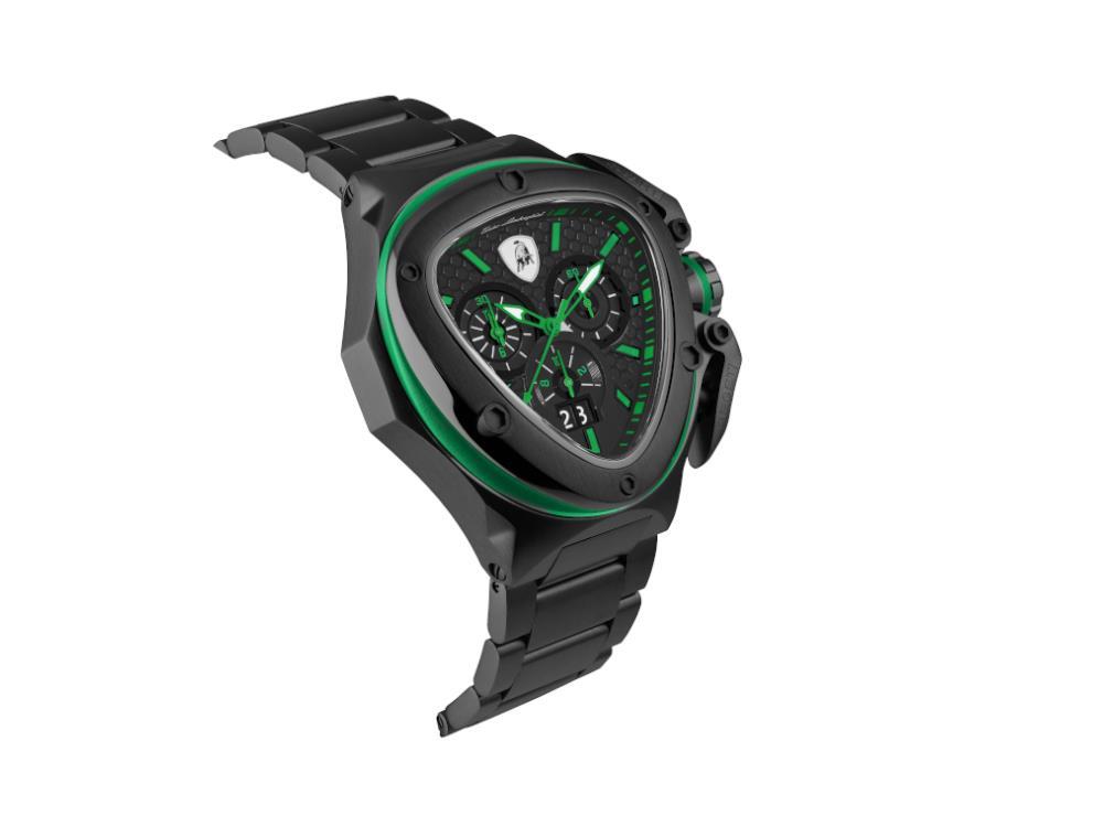 Tonino Lamborghini Spyder X Green Quartz Watch, 53 mm, Chrono