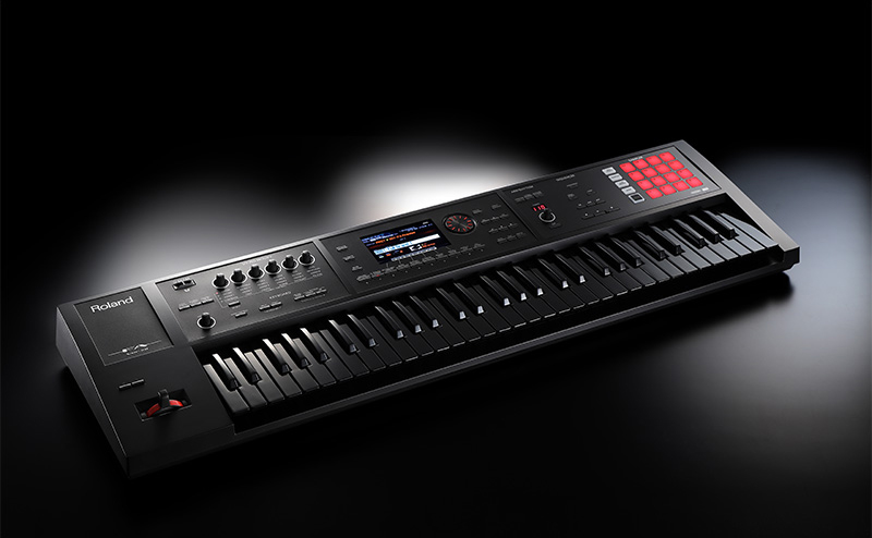 Roland】定番シンセサイザーのJUNO / FA にシックなブラック鍵盤モデル