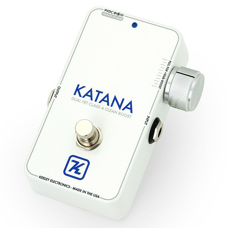 Keeley】鋭い切れ味で人気の『Katana Clean Boost』が熱いリクエストに