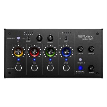 Roland BRIDGE CAST(デュアルバス対応・配信・ゲーミングミキサー
