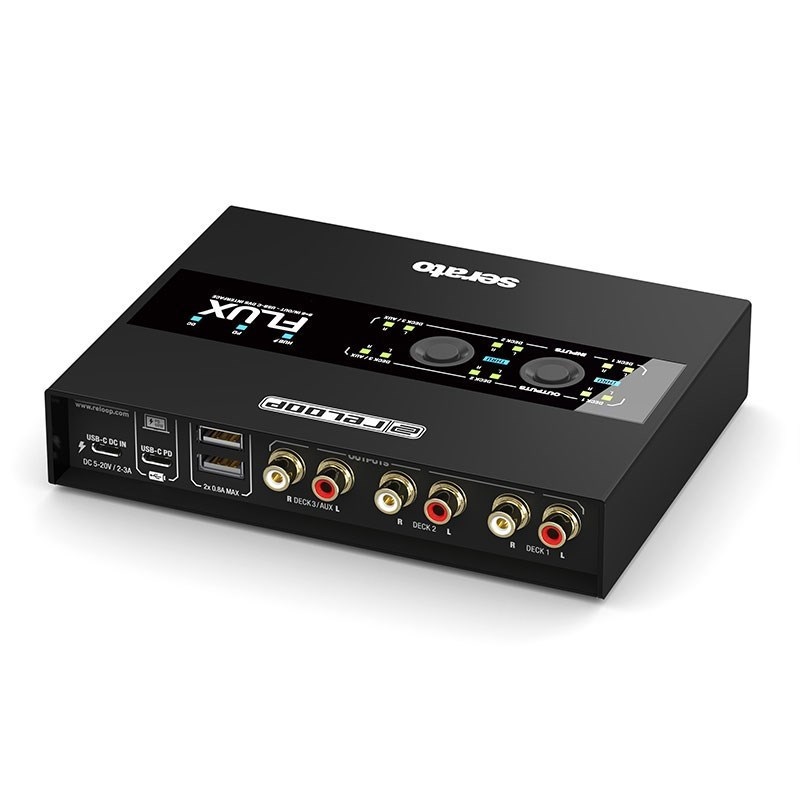 reloop FLUX 【無償版Serato DJ Pro対応オーディオインターフェース
