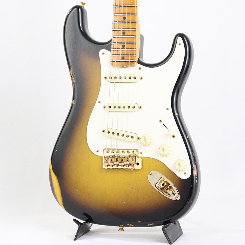 世界に1本！Squier ストラト 手仕上げバースト アルニコV搭載 世界に1