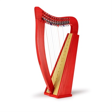 複弦ハープ GINZA JUJIYA Chris Harp (ライラック) ハープ初心者セット