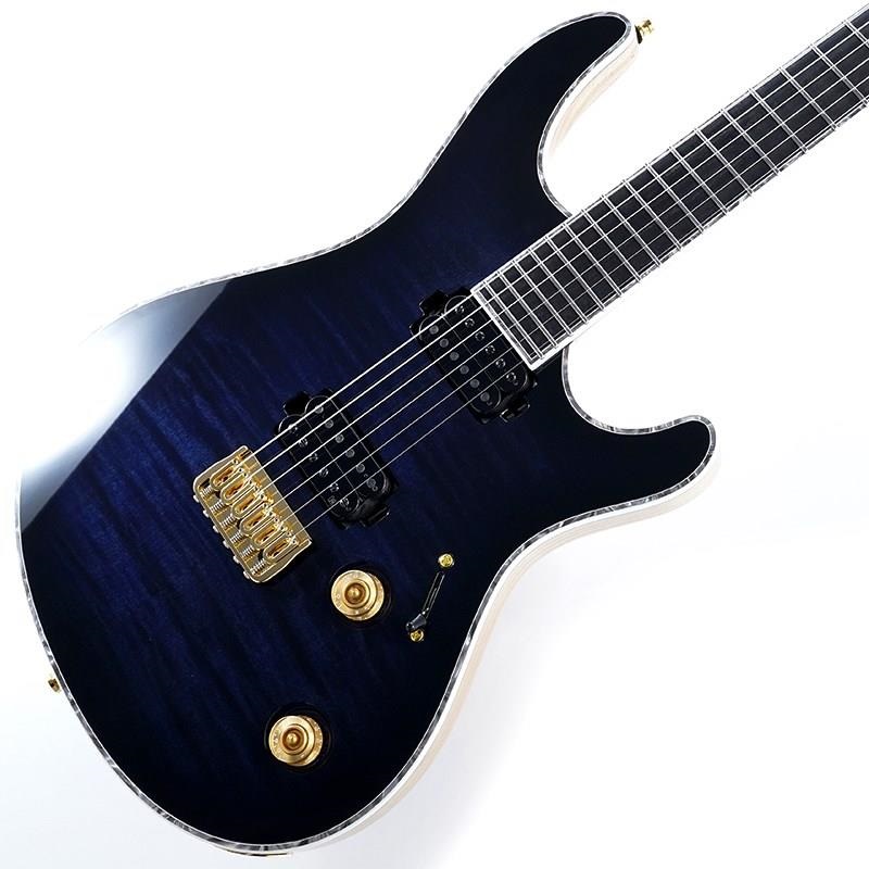 MAYONES Regius 6 (Trans Dirty Blue Burst Gloss w/Glod Hardware
