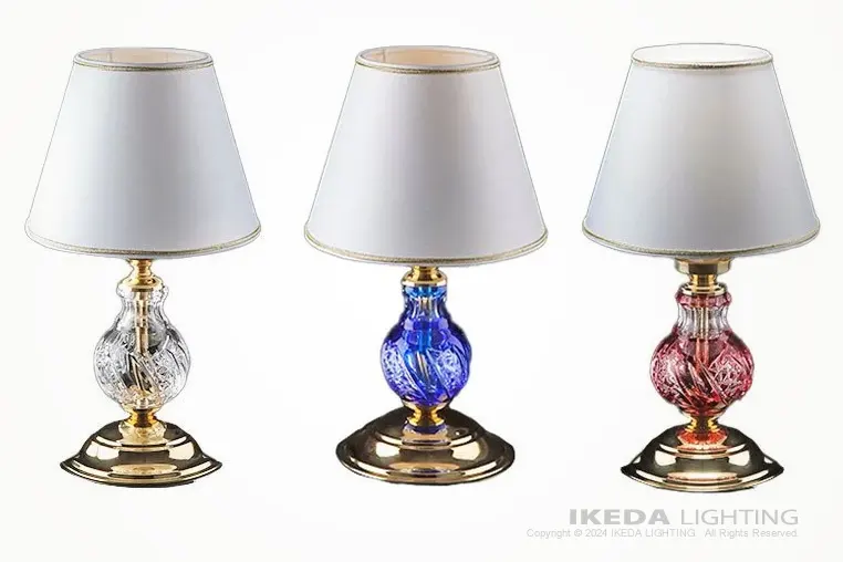 インポート クリスタル スタンドライト （ブルー） ｜ イケダ